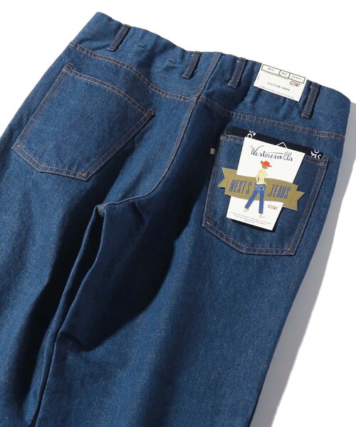 「WESTOVERALLS」 デニムパンツ 30 サックスブルー メンズ