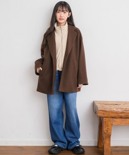 「RETRO GIRL」 テーラードジャケット FREE アイボリー レディース_画像2