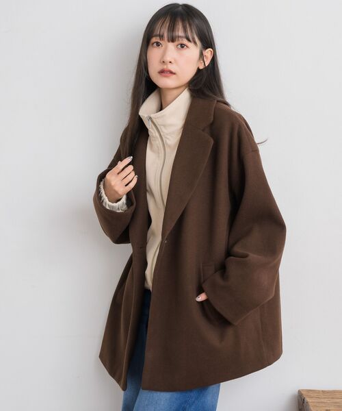 「RETRO GIRL」 テーラードジャケット FREE アイボリー レディース_画像6