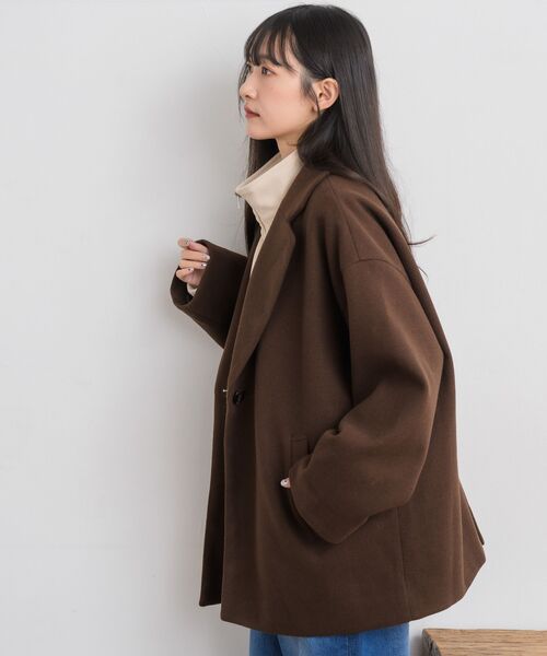 「RETRO GIRL」 テーラードジャケット FREE アイボリー レディース_画像8