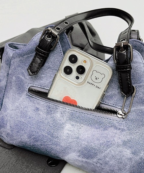 ショルダーバッグ バッグ Y2K 配色デザイン ショルダーバッグ レディース | lulufa | 05