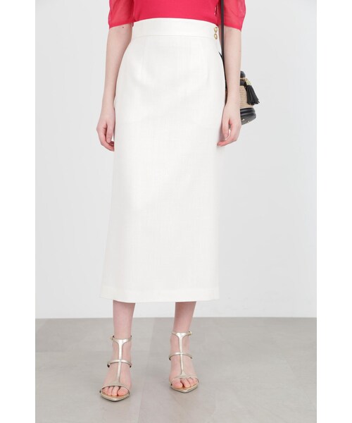 「PINKY&DIANNE」 タイトスカート 36 イエロー レディース_画像4