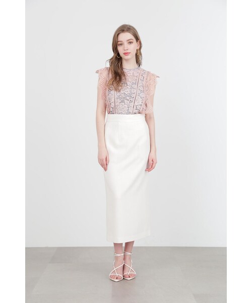 「PINKY&DIANNE」 タイトスカート 36 イエロー レディース_画像7