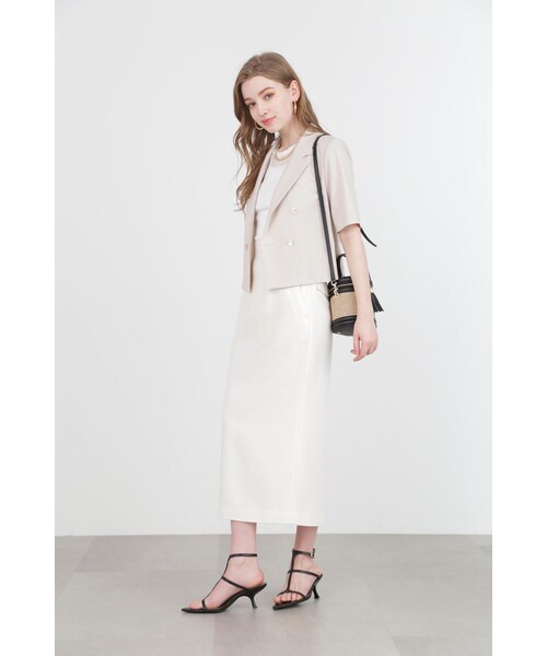 「PINKY&DIANNE」 タイトスカート 36 イエロー レディース_画像9