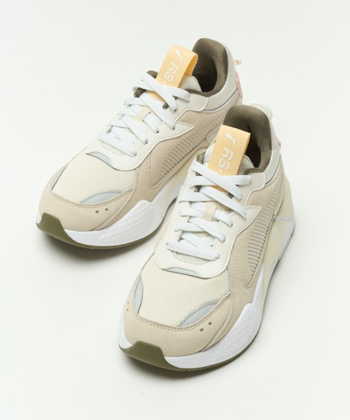 PUMA（プーマ） ローカットスニーカー 24cm ライトベージュ レディース