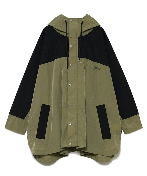 「KANGOL EXTRA COMFORT」 ナイロンブルゾン M ブラック レディース_画像2