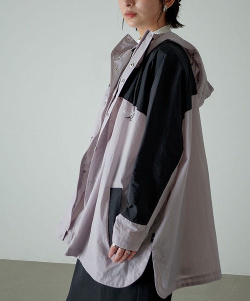 「KANGOL EXTRA COMFORT」 ナイロンブルゾン M ブラック レディース_画像3