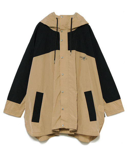 「KANGOL EXTRA COMFORT」 ナイロンブルゾン M ブラック レディース_画像4