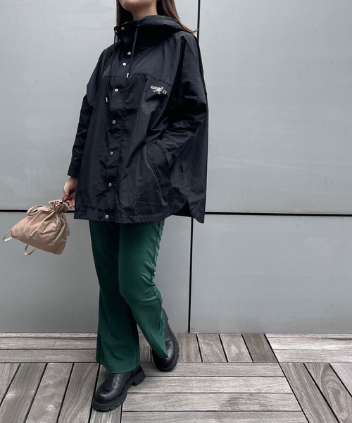 「KANGOL EXTRA COMFORT」 ナイロンブルゾン M ブラック レディース_画像8