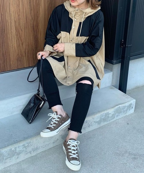 「KANGOL EXTRA COMFORT」 ナイロンブルゾン M ブラック レディース_画像9