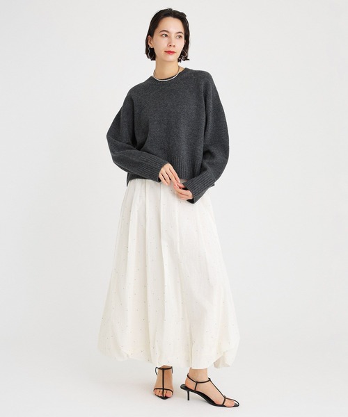 「BABYLONE」 ロングスカート フリー ブラック レディース_画像8