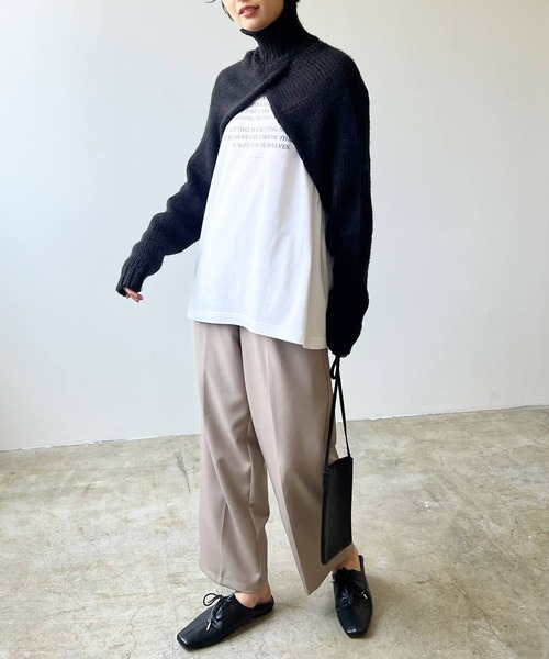 「LIAN」 長袖ニット FREE アイボリー レディース_画像4