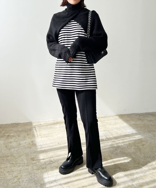 「LIAN」 長袖ニット FREE アイボリー レディース_画像6