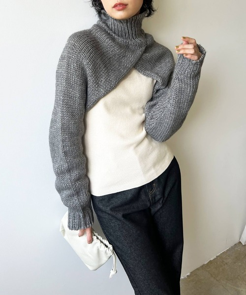 「LIAN」 長袖ニット FREE アイボリー レディース_画像8