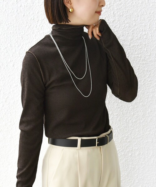 「SHIPS」 長袖カットソー FREE イエロー レディース_画像3