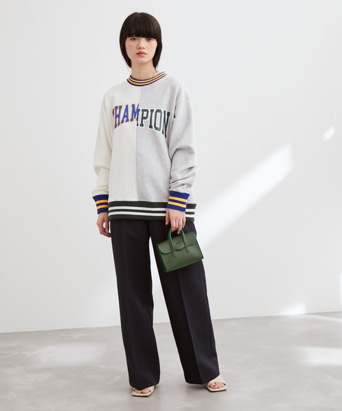 「ADAM ET ROPE'」 2WAYバッグ FREE グレー レディース_画像4