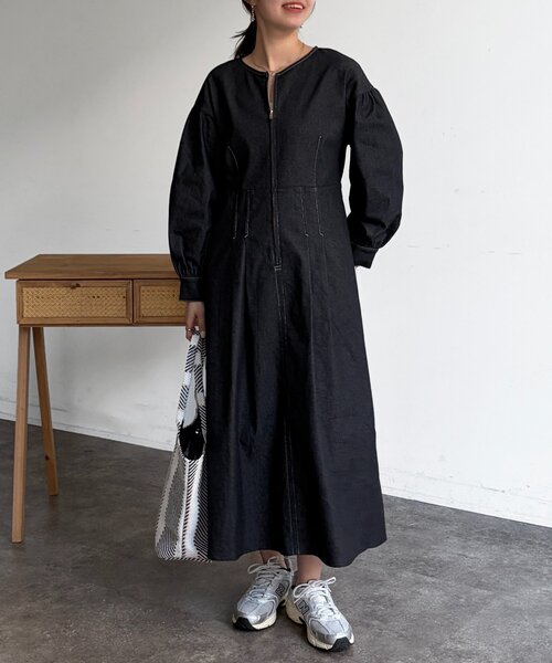 ワンピース J Chez toi（シェトワ） ワンピース デニム切替ワンピース : ZOZOTOWN