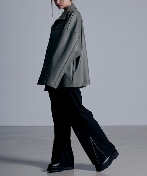 「Loose/ルース」 ブルゾン S ダークグレー メンズ_画像3