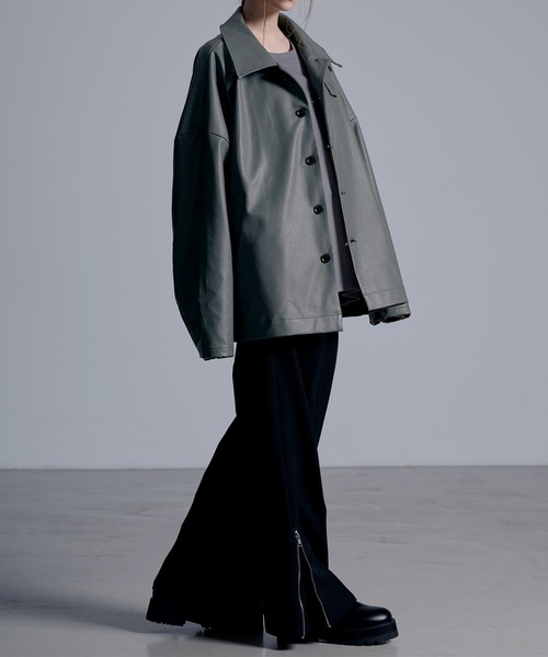 「Loose/ルース」 ブルゾン S ダークグレー メンズ_画像6