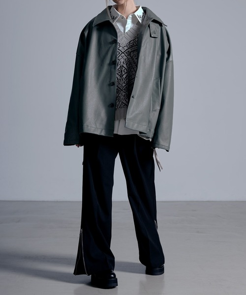 「Loose/ルース」 ブルゾン S ダークグレー メンズ_画像7