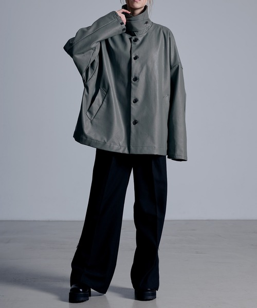 「Loose/ルース」 ブルゾン S ダークグレー メンズ_画像8