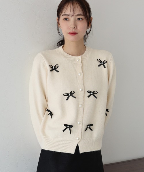 「BLUEEAST」 カーディガン MEDIUM グレー レディース_画像4