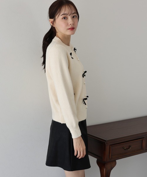 「BLUEEAST」 カーディガン MEDIUM グレー レディース_画像6