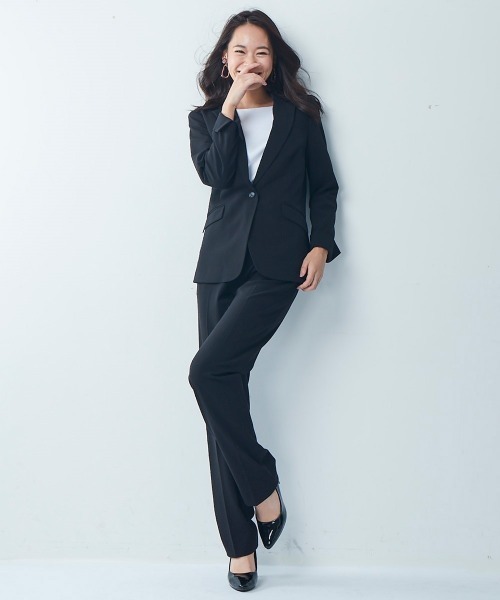 「7days Life Styling」 パンツスーツ L チャコールグレー レディース_画像6