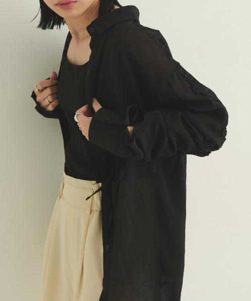 「Aunt Marie's」 長袖シャツ FREE ブルー レディース_画像6