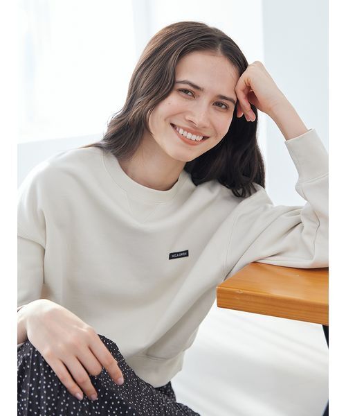 Mila Owen（ミラオーウェン） トレーナー スウェット 裏起毛 ソフト 