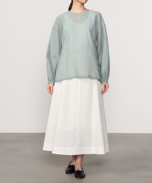 「LE GLAZIK」 長袖シャツ 36 グリーン系その他 レディース_画像8