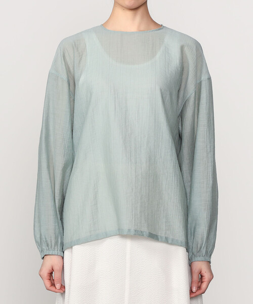 「LE GLAZIK」 長袖シャツ 36 グリーン系その他 レディース_画像9