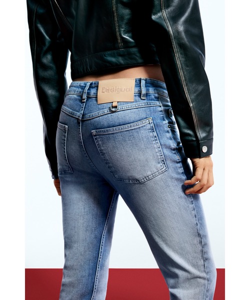 ジーンズ デニム デニムパンツ 「Desigual × EGONLAB」メタルボタンフレアデニムパンツ 90年代リバイバル 2026年春夏 新作の画像