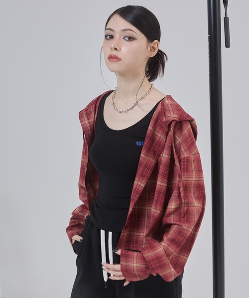 「ENVYM」 長袖ブラウス FREE ブラウン レディース_画像3