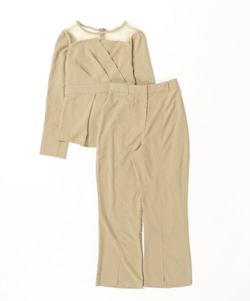 「terrace」 セットアップ MEDIUM ライトカーキ レディース_画像2