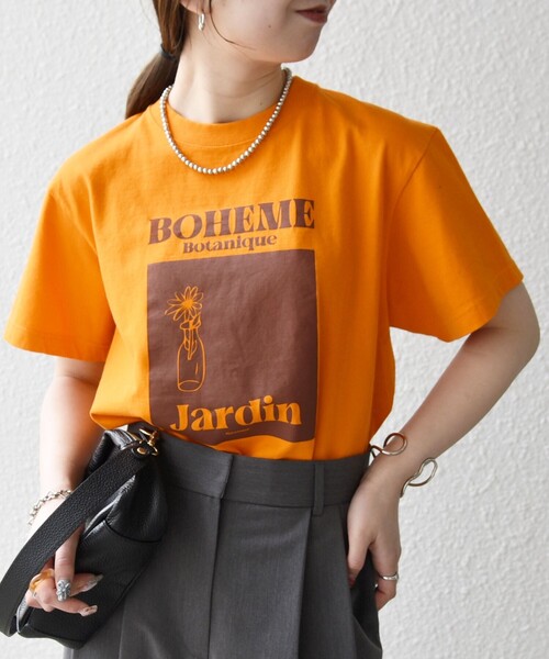 SHIPS any tシャツ 半袖 TRICOMER:「洗濯機可能」フレンチ ロゴ