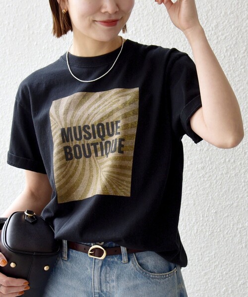 SHIPS any tシャツ TRICOMER:「洗濯機可能」フレンチ ロゴ プリント