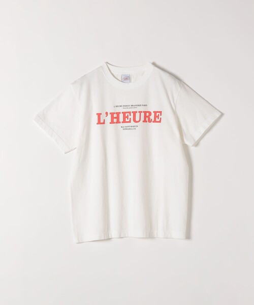 SHIPS any tシャツ TRICOMER:「洗濯機可能」フレンチ ロゴ プリント
