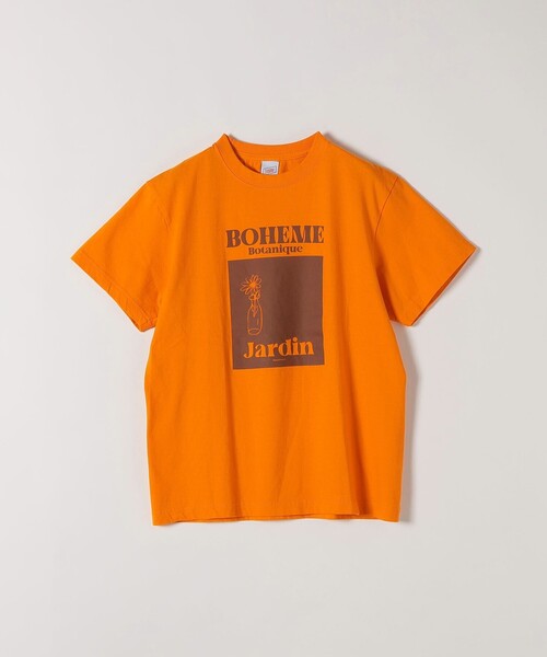 SHIPS any tシャツ TRICOMER:「洗濯機可能」フレンチ ロゴ プリント