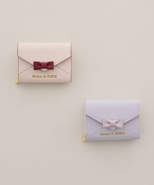 Maison de FLEUR（メゾンドフルール） 財布 レター型ウォレット