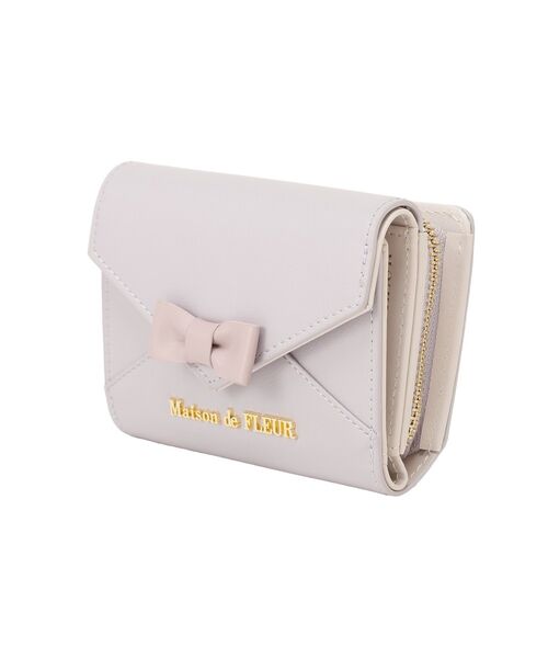 Maison de FLEUR メゾンドフルール 折り財布 レター型ウォレット レター型ウォレット / Maison de FLEUR | ファッション通販 【公式通販