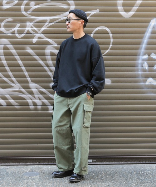 「WAIPER.inc」 「Goodwear」スウェットカットソー M ブラック メンズ_画像4