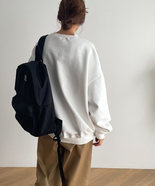 「CANAL JEAN」 スウェットカットソー ONE SIZE ブラウン レディース_画像3