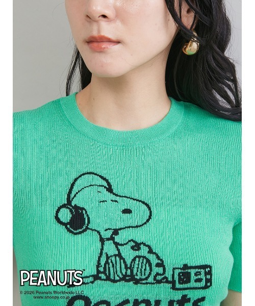 Mila Owen（ミラオーウェン） ニット セーター 「PEANUTS RECORDS