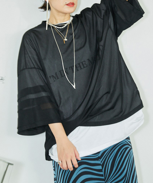 「CITYSHOP」 長袖チュニック - ホワイト レディース_画像2