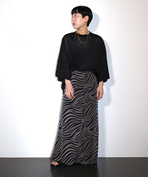 「CITYSHOP」 長袖チュニック - ホワイト レディース_画像6