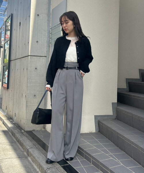 「mystic」 長袖カットソー FREE オフホワイト レディース_画像8