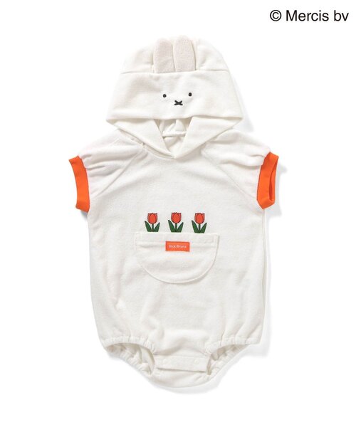 Miffy（ミッフィー） ベビー服 ロンパース Dick Bruna フード付き