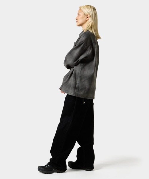 「HUF」 長袖シャツ X-LARGE ブラック メンズの画像