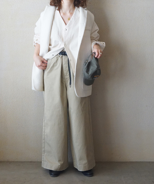「JOURNAL STANDARD LUXE」 ジャケット FREE カーキ レディース_画像4